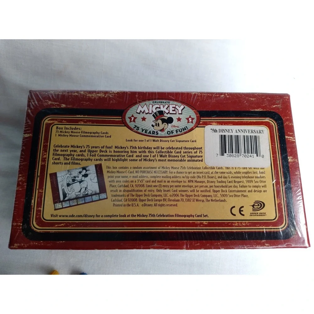 Vintage Walt Disney World Collector's Lot-75th Anniversary Cards-Bendy Figures‎